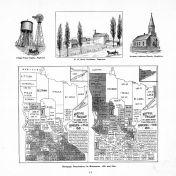 Minnesota Mortgage Forclosures Map 1881-1891, Blue Earth County 1895